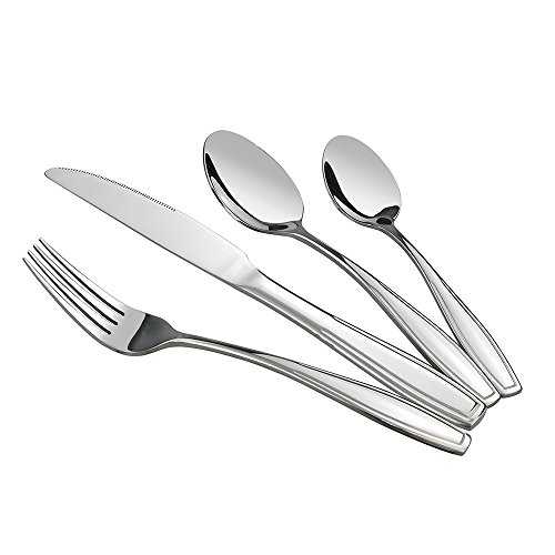 Annkky 10 Persons Cutlery Set, Cutlery Set 40 Pieces, Stainless Steel