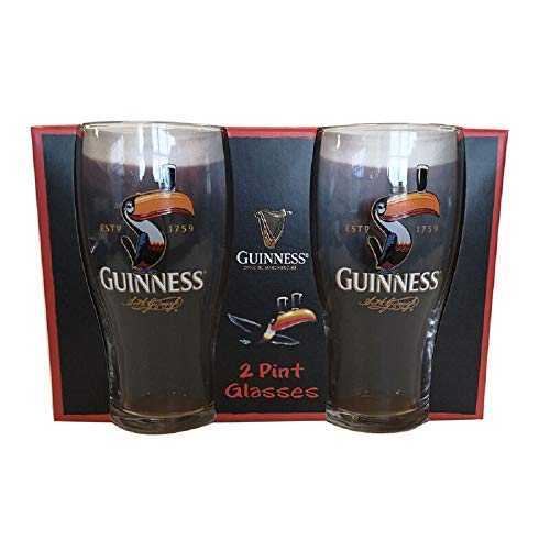 Guinness Toucan 2 Pack Pint Glasses