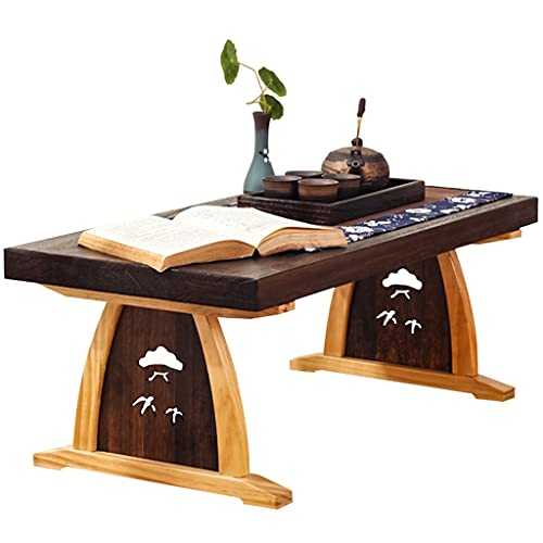 Japanese coffee table,Home Coffee Table Square Low Table Living Room Zen Coffee Table Japanese Tatami Table Coffee Table Suitable For Living Room Bay Window