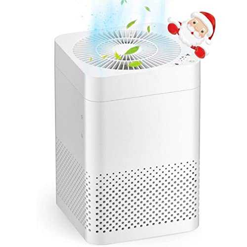 Air Purifier for Home, with H13 Ture HEPA Filters, Portable Air Cleaner with 3 Speeds and 25dB Quiet Timer for Bedroom, Living Room, Office-AC03