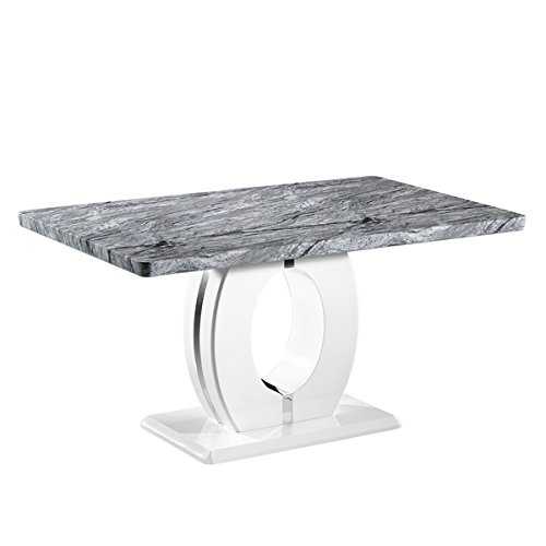 Shankar Enterprises Marble Top Effect 150cm Dining Table