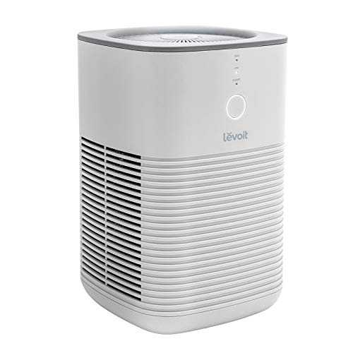 Levoit Air Purifier for Home Allergies with Dual H13 True HEPA Filter, Quiet Sleep Mode, 3 Speeds, Remove 99.97% Dust, Pollen, Smoke, Odours, 100% Ozone Free for 15m² Bedroom, Living Room, Office