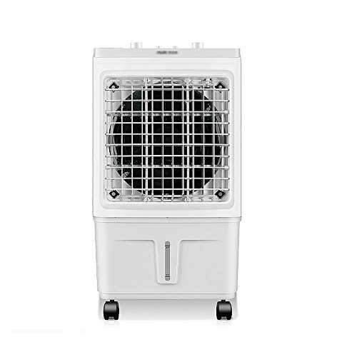 QFFL Mobile Air Conditioner, Portable Evaporative Air Cooler Large Air Volume Industrial Air Conditioning Fan With Timed Home Water Cooling Fan - White