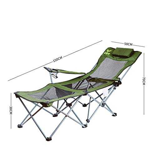 YANGSANJIN Bed rest recliner chair office chair beach chair outdoor portable west