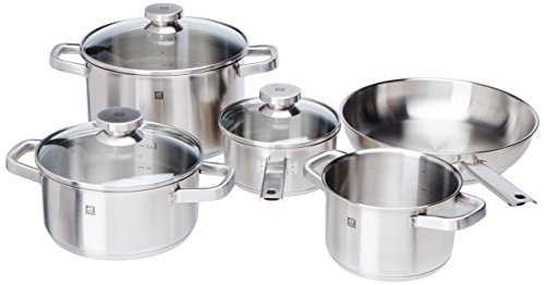 Zwilling Kitchen Cookware Set, 64040-002-0, Stainless Steel