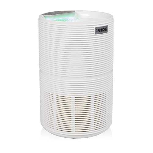 Princess Smart Air Purifier, CADR of 160 m³/h, Suitable for Spaces of 20 m², H13 HEPA Filter, Removes Up To 99.97% of Impurities, Sleep Mode, Quality Indicator Lights, Free Smartphone App