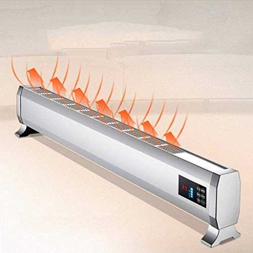 HYY-YY Baseboard heater Convector Heater with Timer, Remote Control Household Energy Saving with Safety Thermal Cut Off Feature Carbon Fiber Heating Oil-Free Radiator Convector heaters