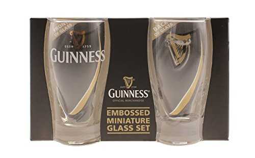 Guinness Mini Gravity Pint Glass, Set of 2 - Shot Glass Size