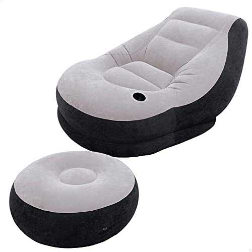 Intex - Lounge chair inflatable grey/black