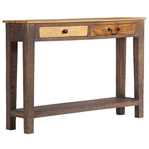 Furniture,Tables,Accent Tables,End Tables,Console Table Solid Wood Vintage 118x30x80 cm,