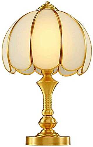 HJW Reading Night Light Table Lamp Antique Brass Living Room Bedroom Study Villa Hotel Guest Room Bedside Table Lamp Table Lamp