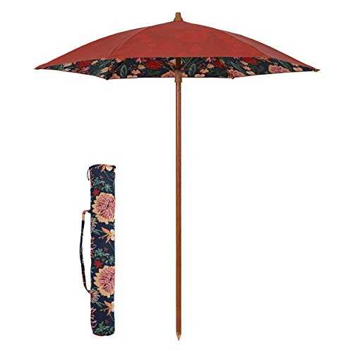 Sekey® Ø 5.9ft / 1.8m Garden Parasol Umbrella Outdoor Sun Shade for Beach/Pool/Patio Umbrellas Sunscreen UPF50+