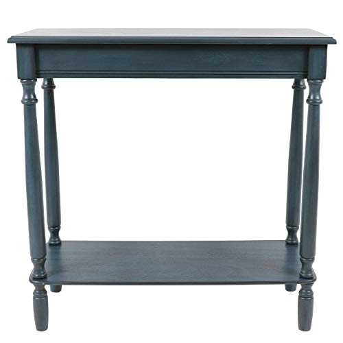 Decor Therapy console table, Antique Navy (FR8782), Oak Engineered Wood