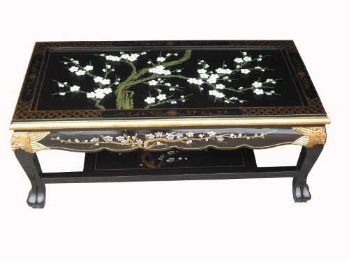 Chinese Blossom Coffee Table, Oriental Chinese Furniture