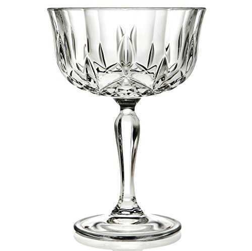 Opera Maison Italian Crystal Champagne Cocktail Saucers (24cl) (Set of 6)