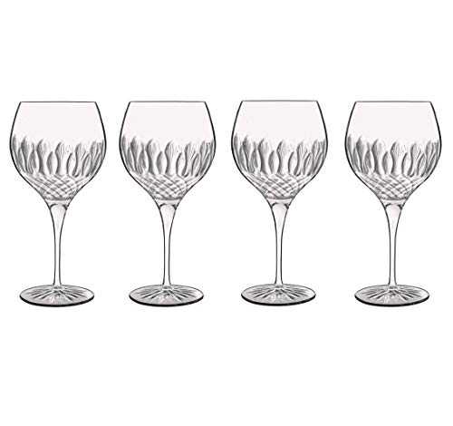 Luigi Bormioli Set of 4 Crystal Gin Glasses, 650ml