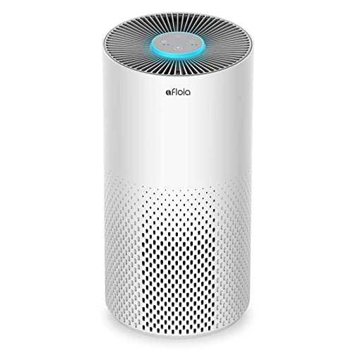 Air Purifier for Home, Quiet H13 HEPA Filter CADR 140 m³/h, Air Cleaner with Timer for Bedroom Office |7 Color Night Light |3 Speeds|Filter Change Reminder|Removes Pollen, Allergy Particles, Dust