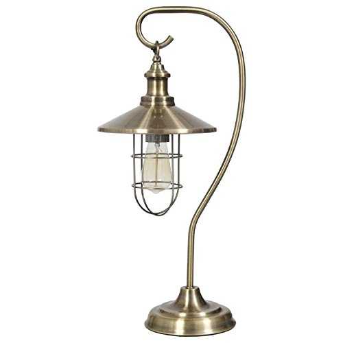 Worcester Antique Brass Table Lamp (Bulb Included)