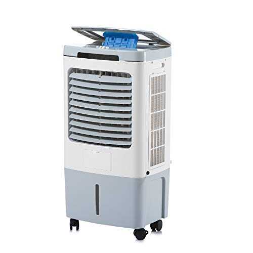 VBARV Household mobile air conditioner, portable air cooler air humidifier, air conditioning cooling fan water cooling radiator humidifier, suitable for home and office