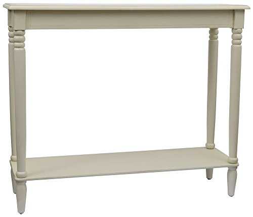 Decor Therapy Simplify Large Console Table, Wood, Antique White