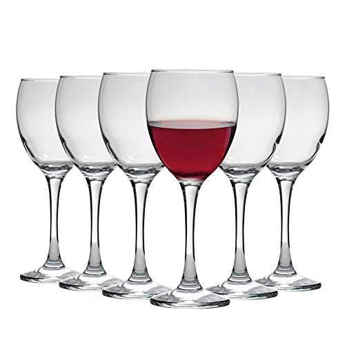 Argon Tableware Red Wine Glasses - Party Pack of 24 Glasses - 340ml (12oz)