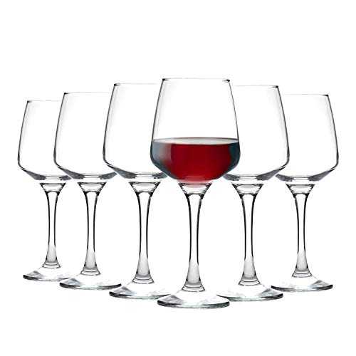 Argon Tableware 'Tallo' Contemporary Red Wine Glasses - Party Pack Of 24 Glasses - 400ml (14oz)