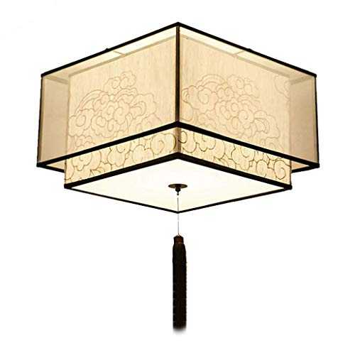 YANQING Durable Ceiling Lights Creative Ceiling Lamp, Classical Ceiling Light for Bedroom Study Room Living Room, Cloth Lampshade Personalized Ceiling Lighting Chandelier Ceiling Lights