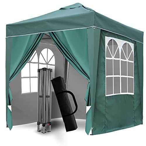 SANHENG Pop Up Gazebo, Pop Up Tent with Weights, Fully Waterproof, All Weather Gazebo ideal for Outdoor Party Camping