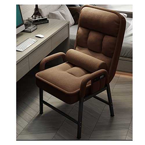 DUNAKE Sofa Chair Sleeper, Recliner Chair For Living Room, Modern Accent Fabric Lazy Chair With Steel Frame Upholstered Computer Chair With Side Storage Pockets Reading Armchair Easy Assembly