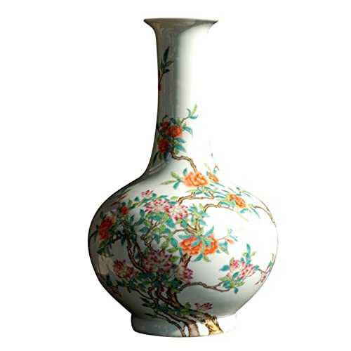 Hand-Painted Pomegranate Pattern Vase Hand Made Porcelain Vase Home Decoration