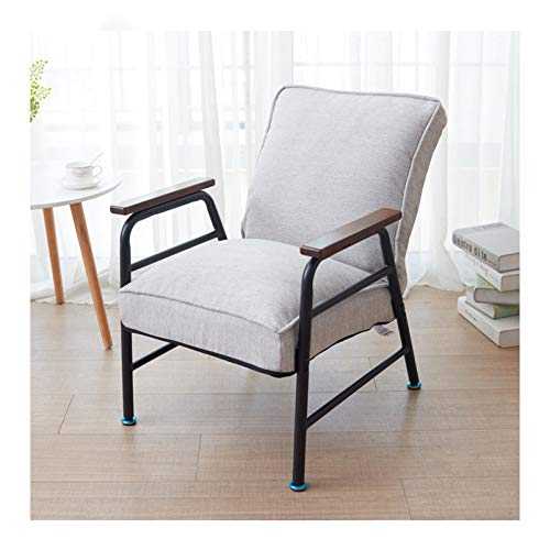 Adjustable Living Room Recliner Chair, Grey Vintage Bedroom Armchair Single Sofa Chair