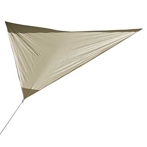 CampAir Sun Canopy Triangular Sun Shade Awning, 360 x 360 x 360cm, Grey