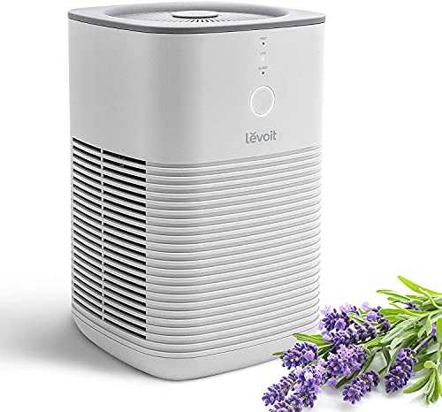 LEVOIT Air Purifier for Home Bedroom, Dual H13 HEPA Filters with Aromatherapy Diffuser, Quiet Sleep Mode, Air Cleaner for Smoke, Allergies, Pet Dander, Dust, Office, Desktop, 100% Ozone Free, LV-H128