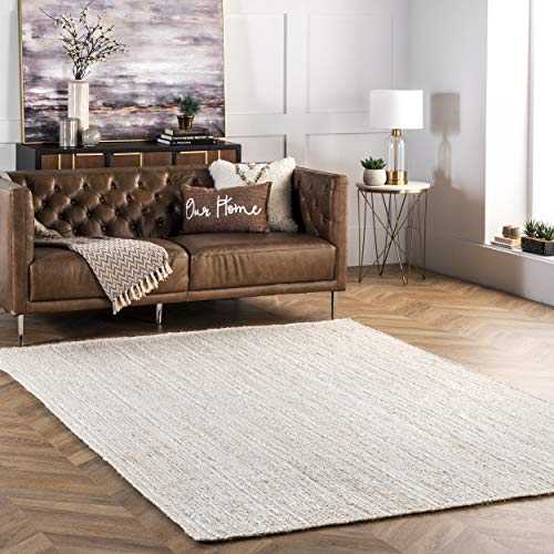 nuLOOM Rugs, Fabric, Off White, 270 x 360 cm