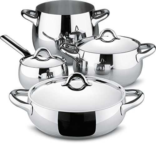 Alessi sg100s7 Mami Cookware Set Stainless Steel 38 x 46 x 40 cm