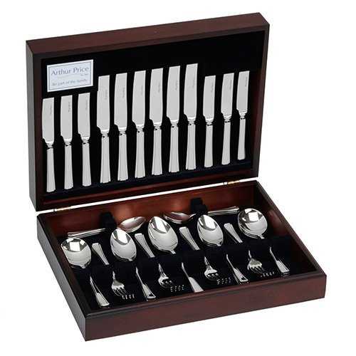 Arthur Price Classic Harley 18/10 Stainless Steel 44 Piece Canteen Cutlery Set for 6 People
