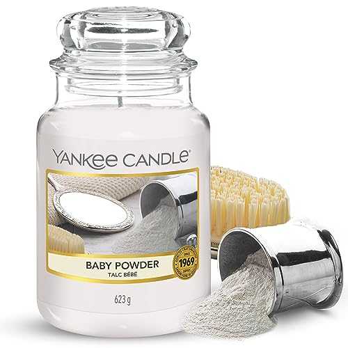 Yankee Candle Scented Candle | Baby Powder Large Jar Candle | Long Burning Candles: up to 150 Hours | Perfect Gifts for Women