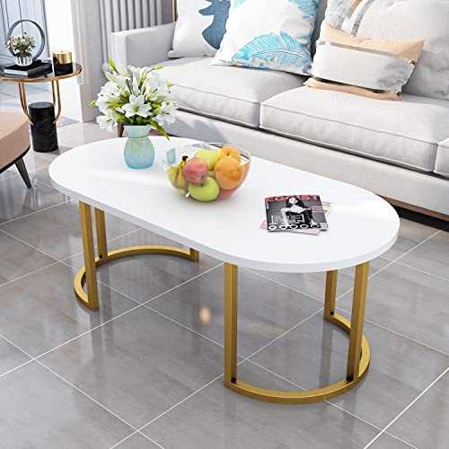 BJIAYOUD Side Tables Round Coffee Table,Small Coffee Table,Modern Coffee Table Living Room Coffee Tables (Color : White)