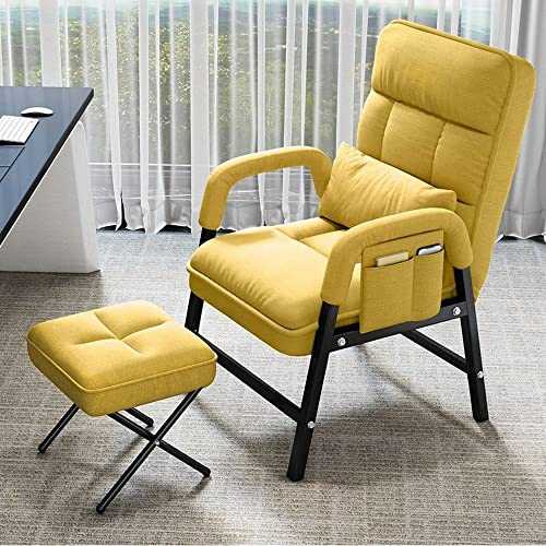 XUDAN Swivel Recliner Chair With Stool,Relaxing Armchair With Footstool, Modern Fabric Relaxation Armchair Tv Armchair Suitable For Living Room, Bedroom And Office
