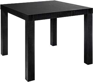 Ameriwood Home Modern End Table, Wood Top, Black