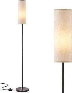 Aooshine Floor Lamp for Living Room Modern - Pole Lamps for Bedrooms, Modern Standing Lamps with Lampshade, 65'' Tall Lamp for Office, Kids Room, Reading, Minimalist Floor Lamp for Home Decor
