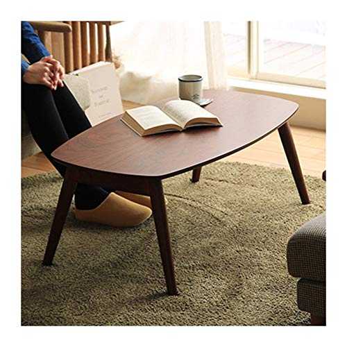 zlw-shop Sofa Table for Living Room Wooden Folding Coffee Table, Rectangle Side Table Small Tea Table Wooden Furniture，39.4"×21.7"×15.7" End Table (Color : Brown)