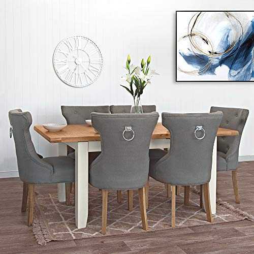 The Furniture Outlet Hampshire Ivory Medium Extending Table (Table Only)