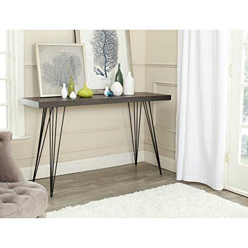 Safavieh Home Collection Wolcott White and Console Table, Black