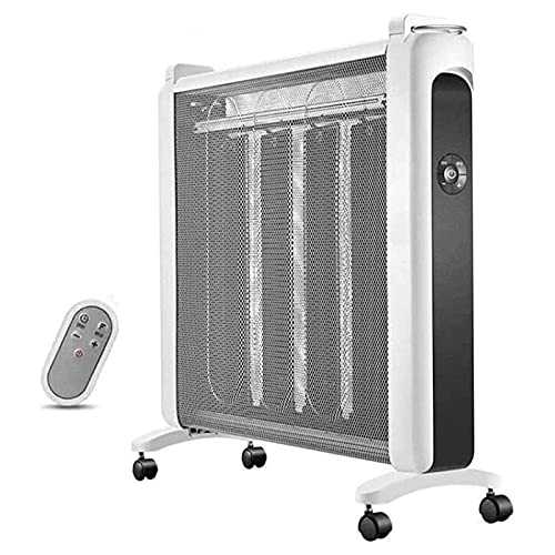 KFJCMY Electric Portable Space Heater, 4 Fin Oil Filled Radiator Heater with 12-Hours Timer, Remote Control, 3 Heat Settings, Overheating Safety Protection