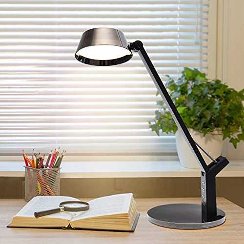 RRTYO LED Desk Lamp, Retro Touch Control Table Lamp 8W, Dimmable Bedside Light with USB Charging Port for Home Office Bedroom Reading Working Sleeping