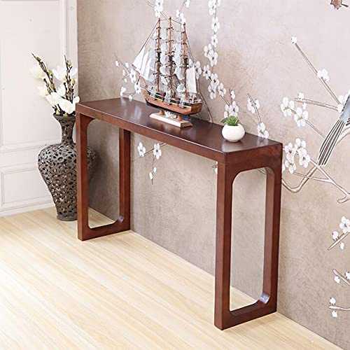 XIAOLIN Against The Wall Design -Console Sofa Table - Casual Narrow Side Cabinet- Living Room Case Solid Wood Console Cabinet(Size:100x30x75cm,Color:02)