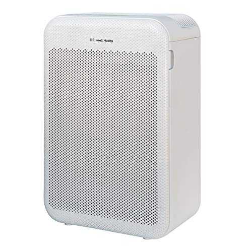 Russell Hobbs RHAP3501 Portable Air Purifier, 5 Layer Filtration, H13 HEPA Filter, 3 Speed, LED Display & Timer