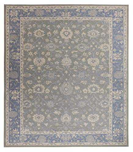 Venida Gray Traditional Persian Old Style Handmade Tufted 100% Woollen Area Rugs & Carpet (250x300 cm - 8x10 ft)