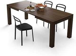 Mobili Fiver, Iacopo Extendable Dining Table, Walnut, Made In Italy